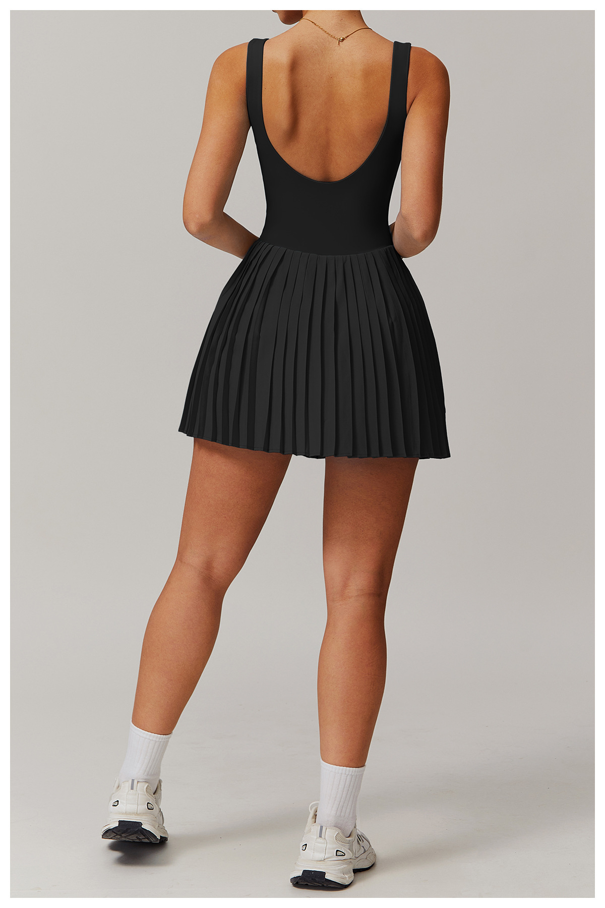 Vibecurve®Anti-Exposure Fitness Pocket Pleated Skirt Sports Dress