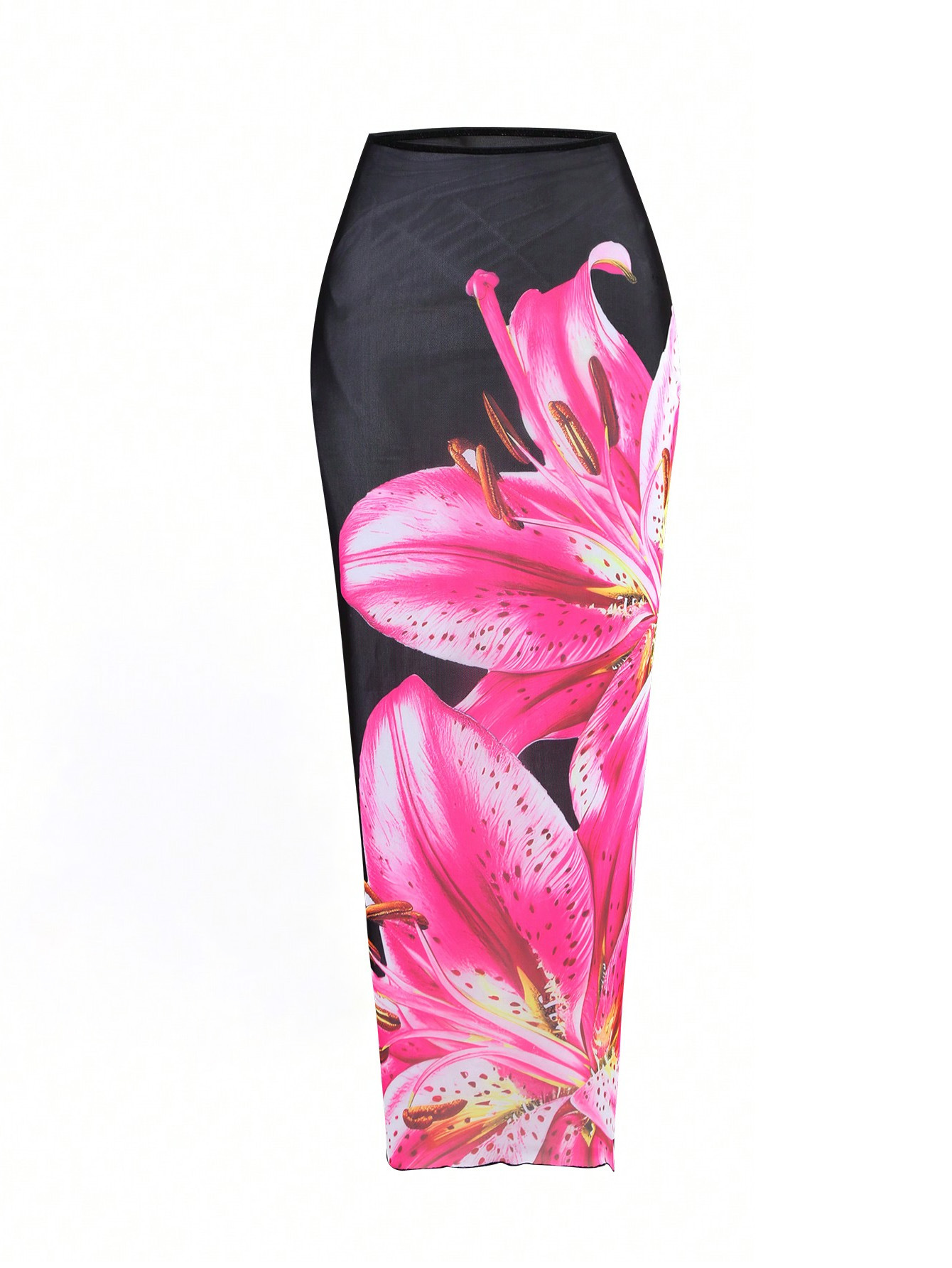 Vibecurve®  Women's Halter Triangle Bikini Sets Floral 3 Piece Swimsuit Bathing Suit Cover Up Long Skirt