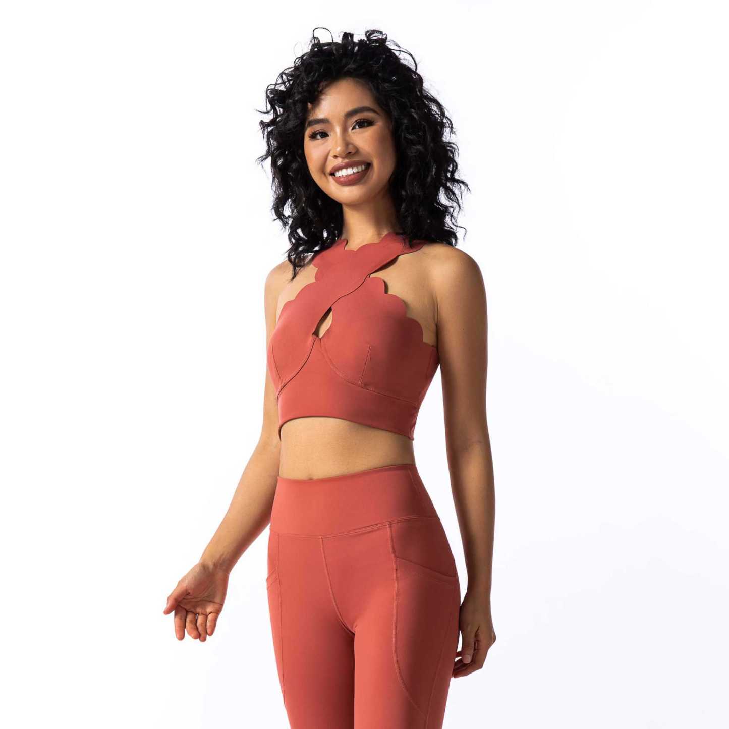 Vibecurve® Cross Backless High Elastic Thin Fit Comfortable Elegant Sports Vest Top Yoga Wear Bra