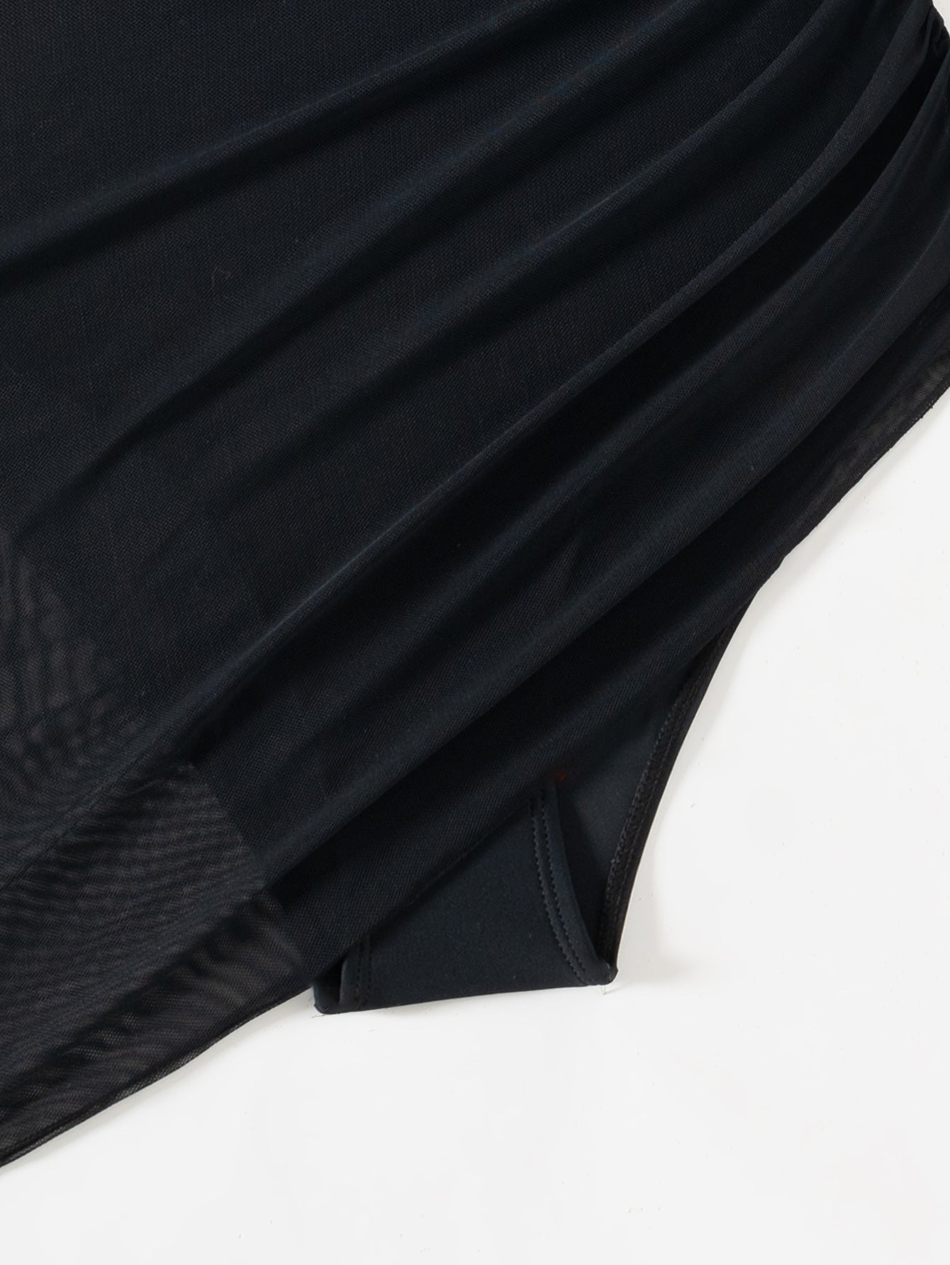 Vibecurve® Slimming Mesh Sheer Sarong Wraps Bathing Suit