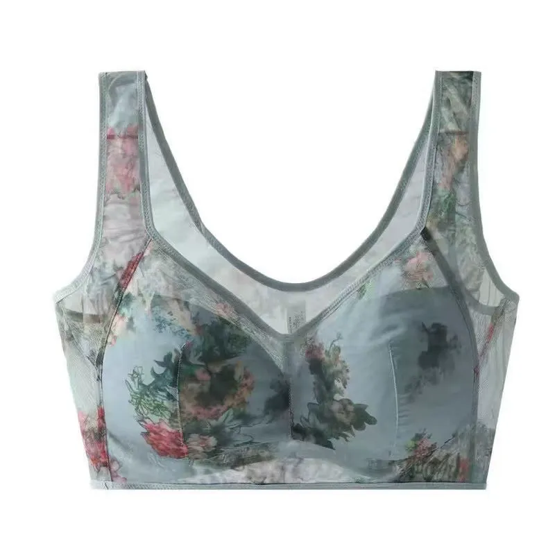 Vibecurve® Ice Silk Lace Cool And Comfortable Adjustable Push-Up Bra