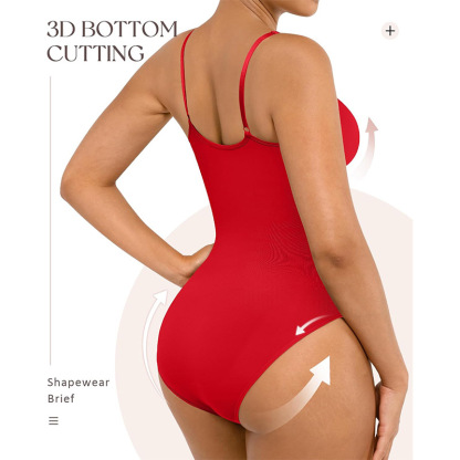 Vibecurve® Shapewear for Women Tummy Control Bodysuit Seamless Sculpting Snatched Waist Body Suit Brief