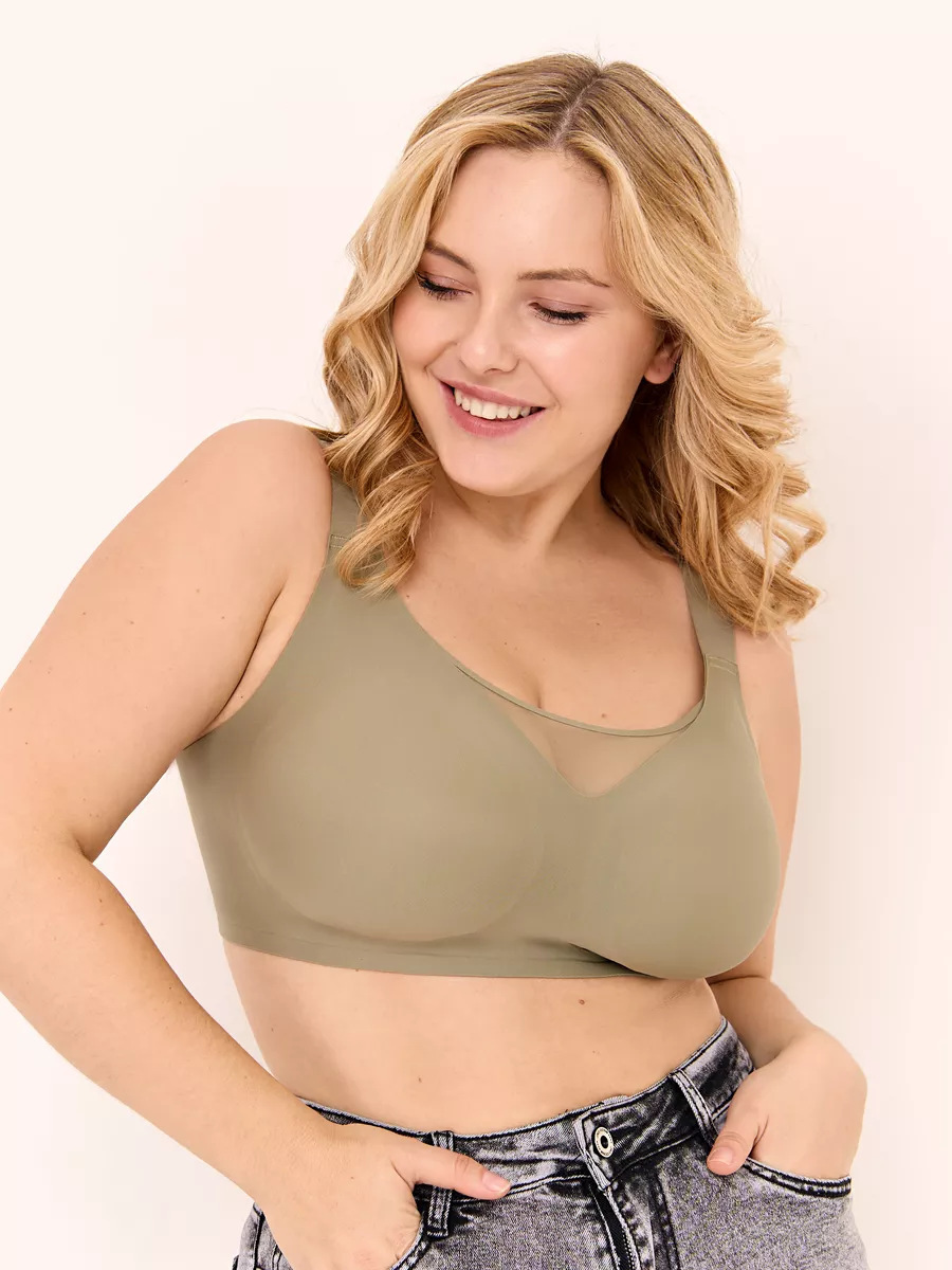 Vibecurve® Big Breasts Look Small Jelly Breast-Slimming No-Wire Bra
