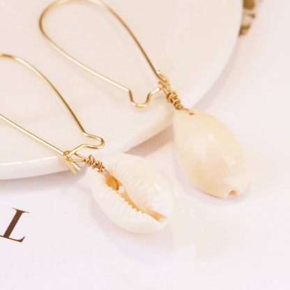 Vibecurve® Ocean Series Pearl Shell Earrings
