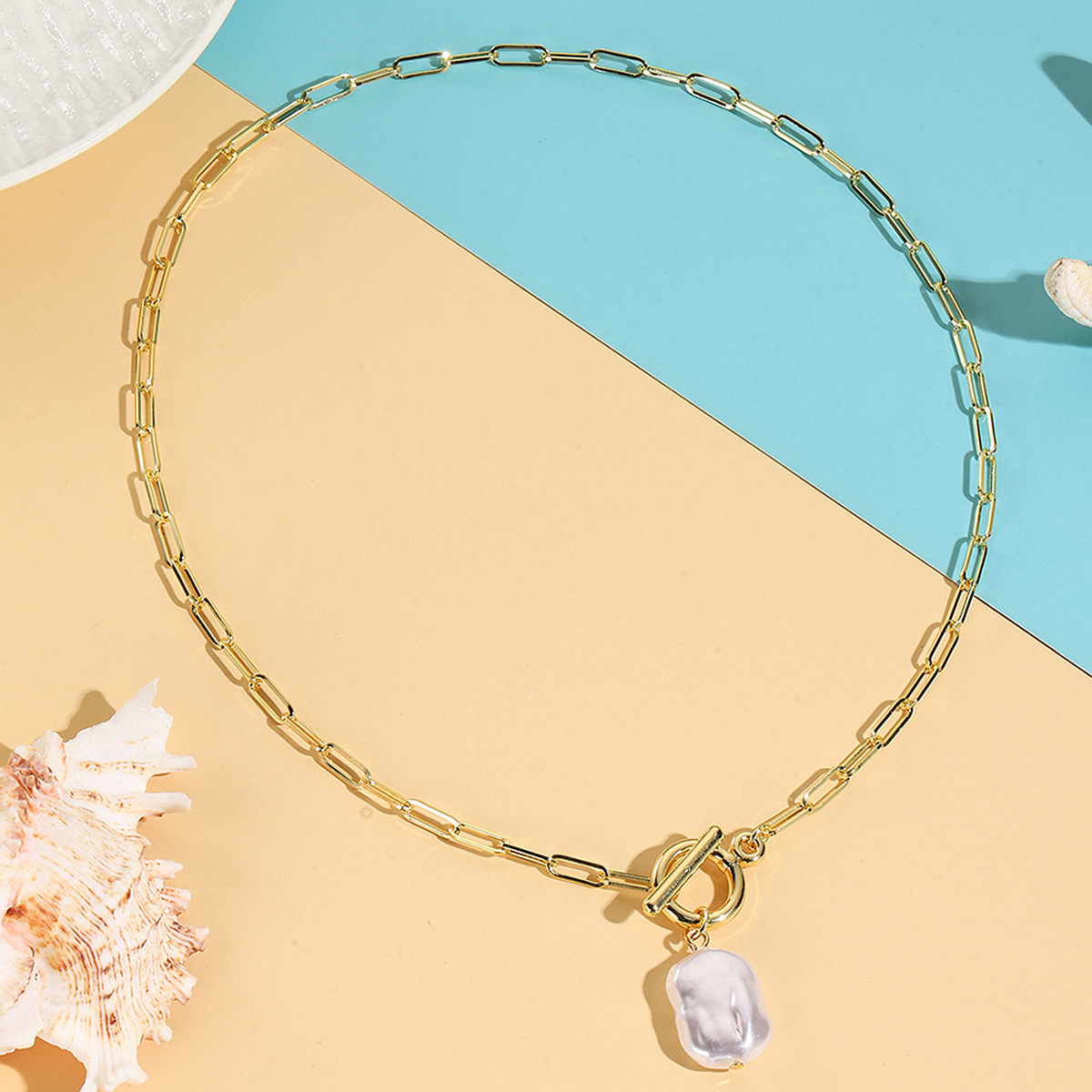 Vibecurve® Light Luxury Baroque Pearl Necklace