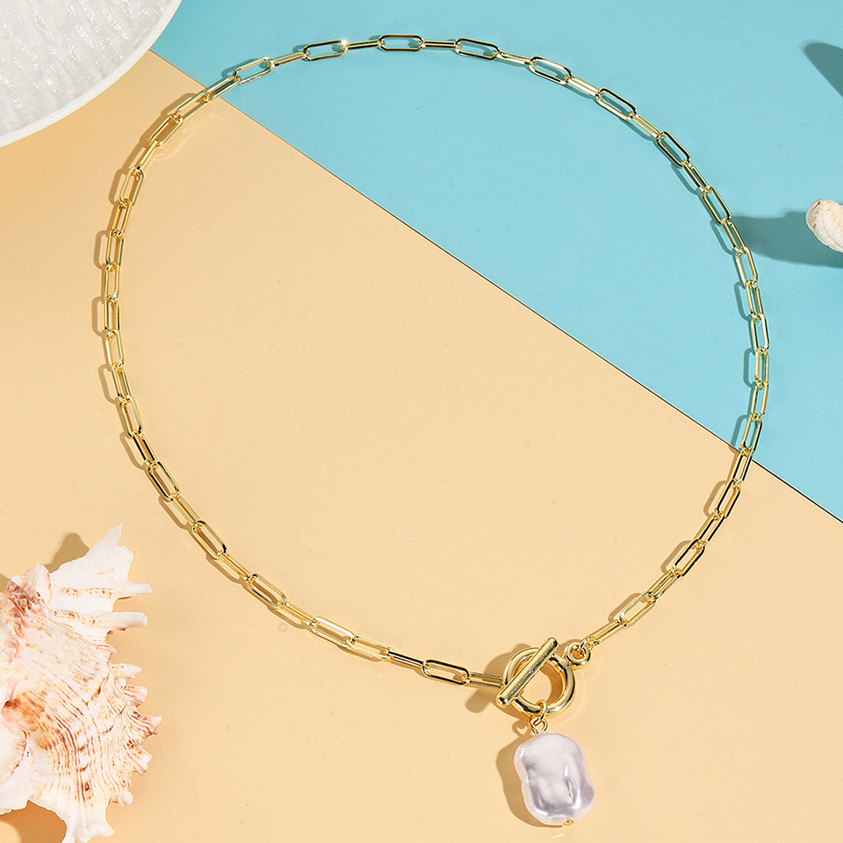 Vibecurve® Light Luxury Baroque Pearl Necklace