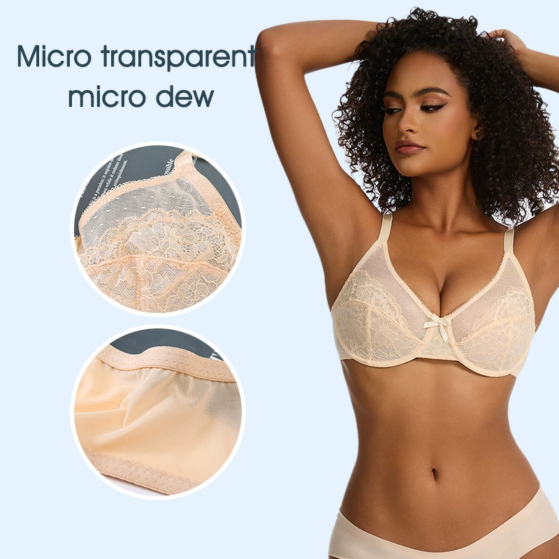 Vibecurve® Enchante Unlined Lace Underwire Bra