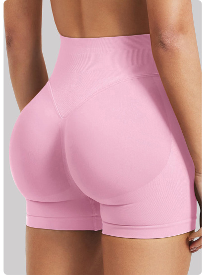 Vibecurve® High Waisted Hip Lift Peach Hip Yoga Shorts