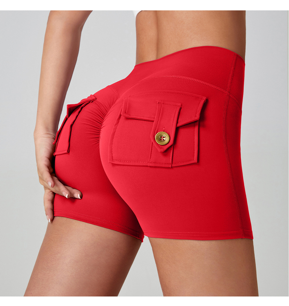 Vibecurve® Women High Waisted Skinny Yoga Shorts