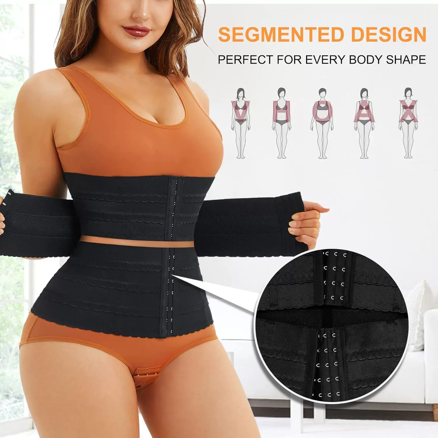 Vibecurve®Segmented Tummy Control Waist Trainer Cincher
