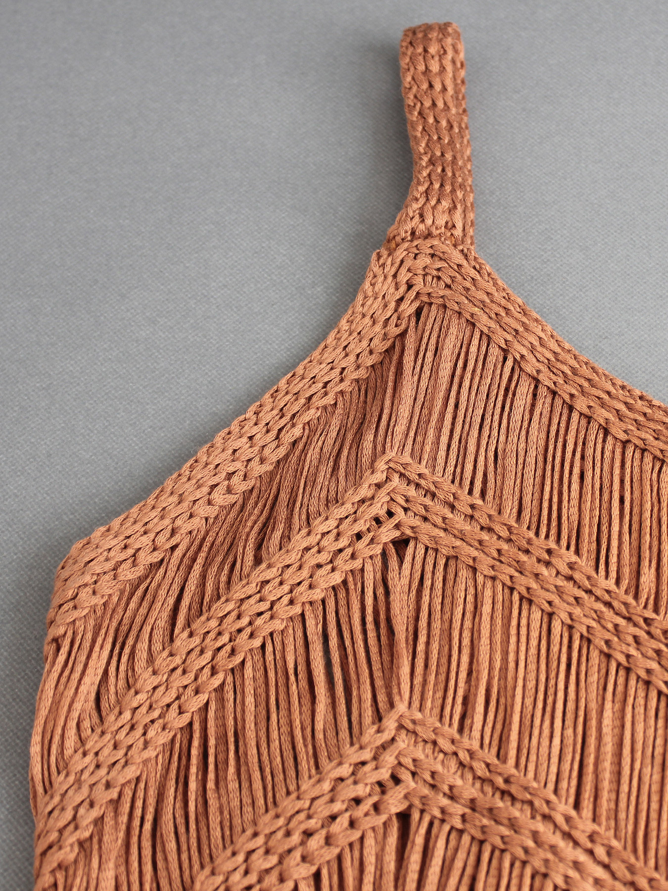 Vibecurve® Women's Plain Fringe Trim Cami Top