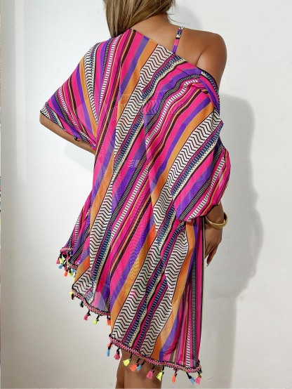 Vibecurve® Women's Bikini Set Swimsuit TropicalBeach Cover up Outdoorfun