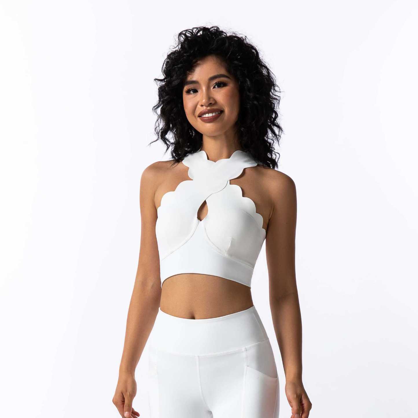 Vibecurve® Cross Backless High Elastic Thin Fit Comfortable Elegant Sports Vest Top Yoga Wear Bra