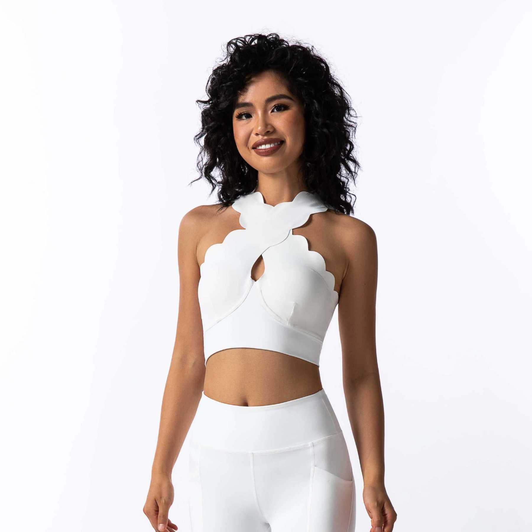 Vibecurve® Cross Backless High Elastic Thin Fit Comfortable Elegant Sports Vest Top Yoga Wear Bra