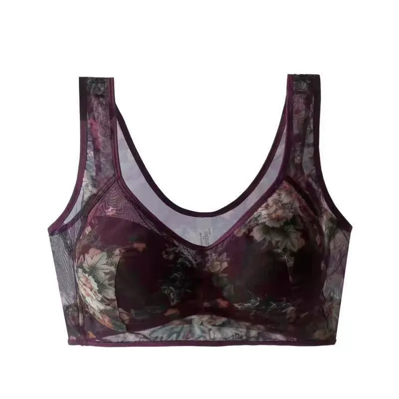 Vibecurve® Ice Silk Lace Cool And Comfortable Adjustable Push-Up Bra