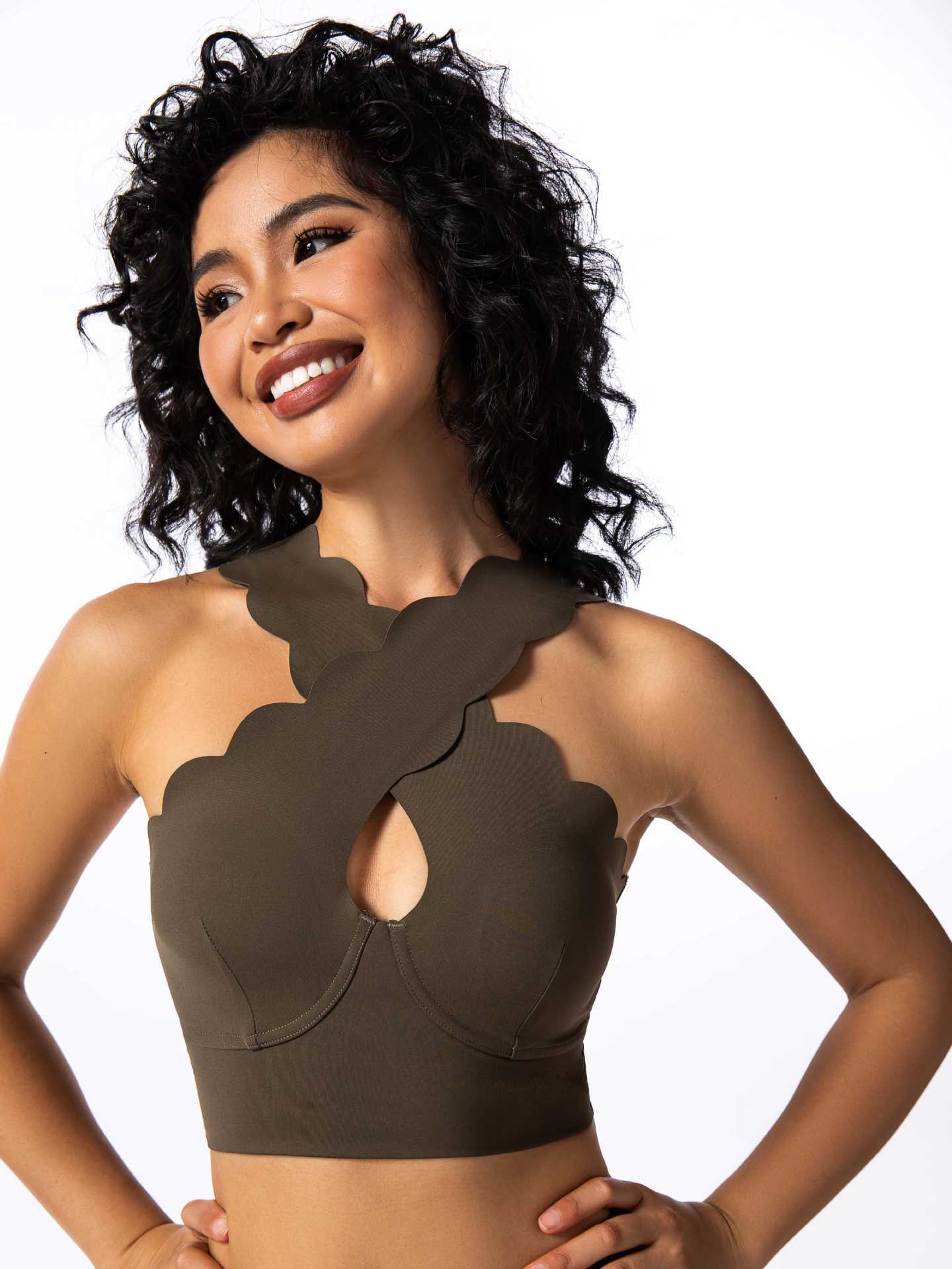 Vibecurve® Cross Backless High Elastic Thin Fit Comfortable Elegant Sports Vest Top Yoga Wear Bra