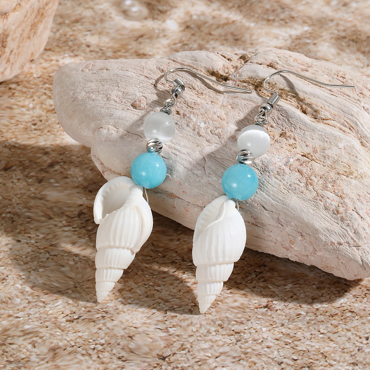 Vibecurve® Ocean Series Pearl Shell Earrings