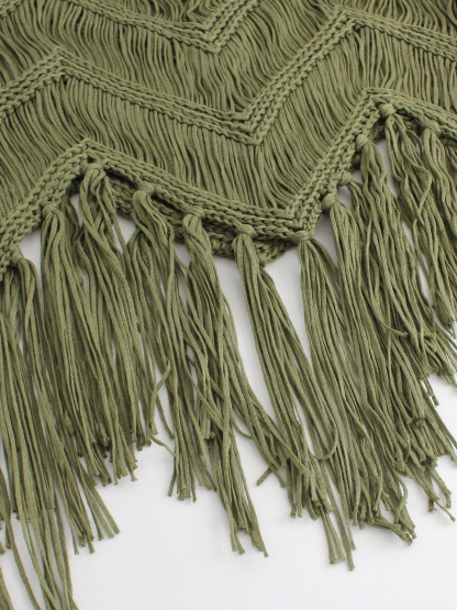 Vibecurve® Women's Plain Fringe Trim Cami Top