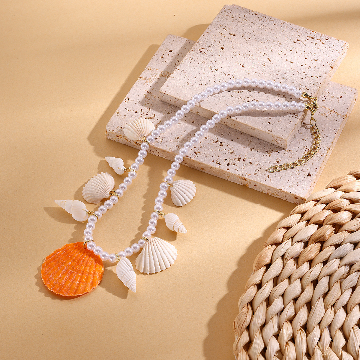 Vibecurve® Ocean Style Shell Necklace