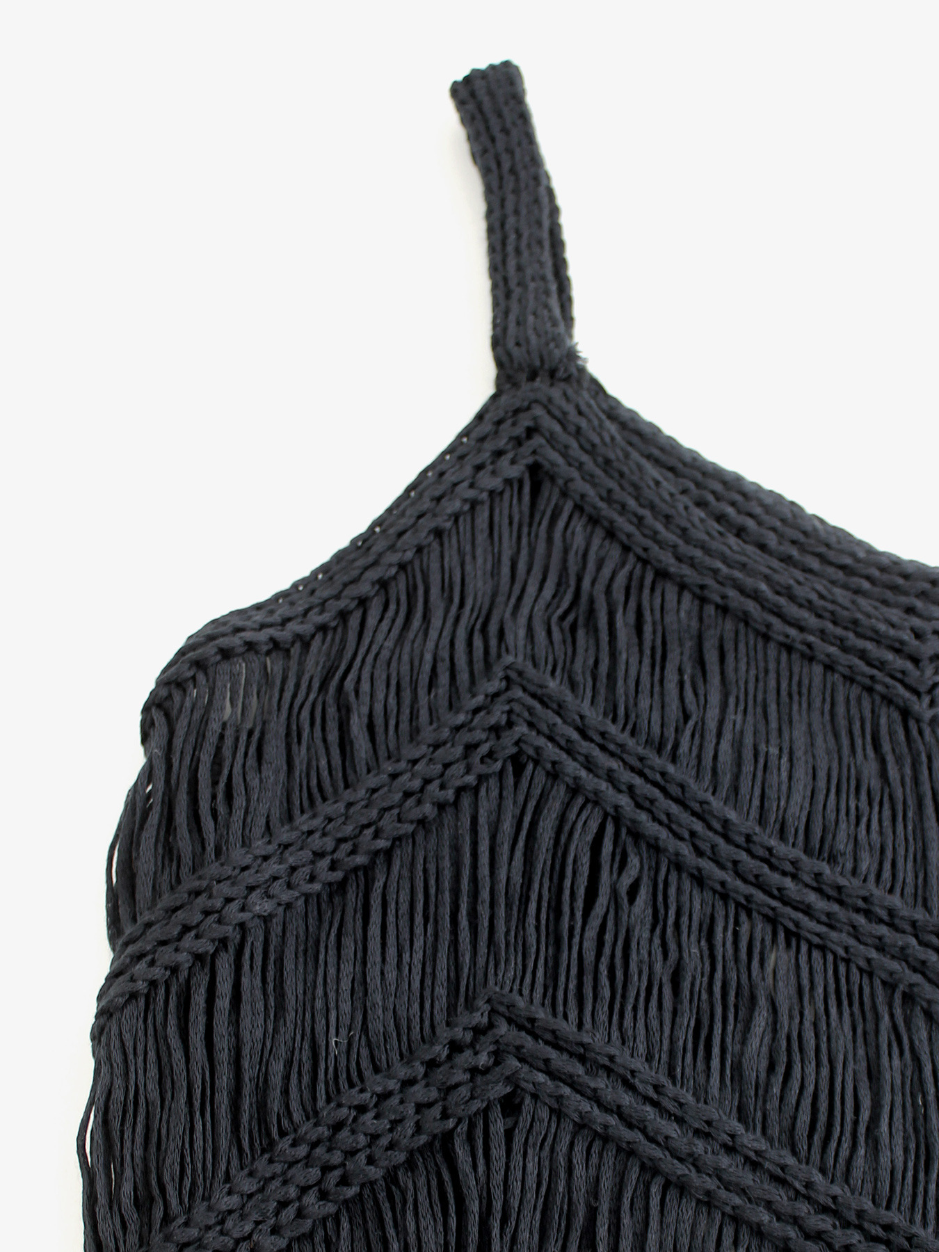 Vibecurve® Women's Plain Fringe Trim Cami Top