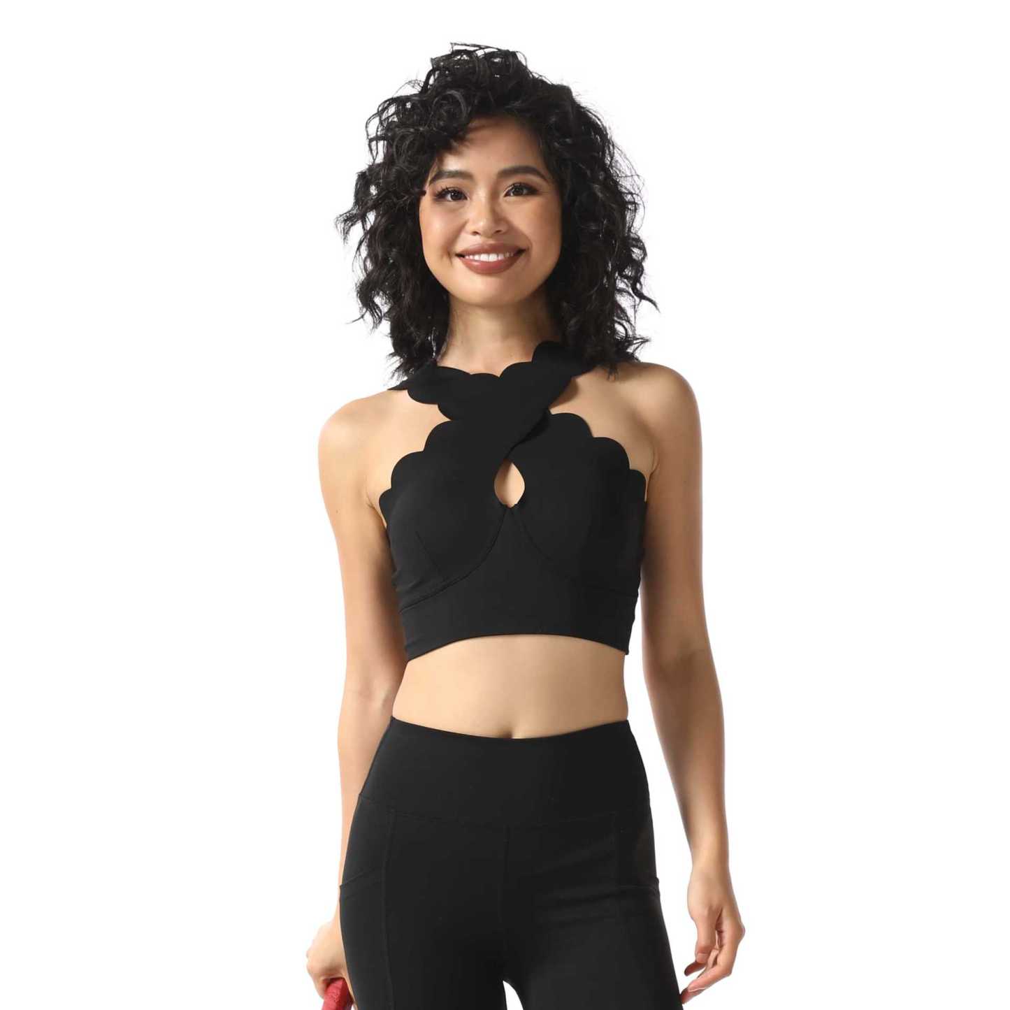 Vibecurve® Cross Backless High Elastic Thin Fit Comfortable Elegant Sports Vest Top Yoga Wear Bra