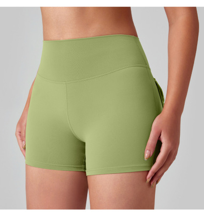 Vibecurve® Women High Waisted Skinny Yoga Shorts