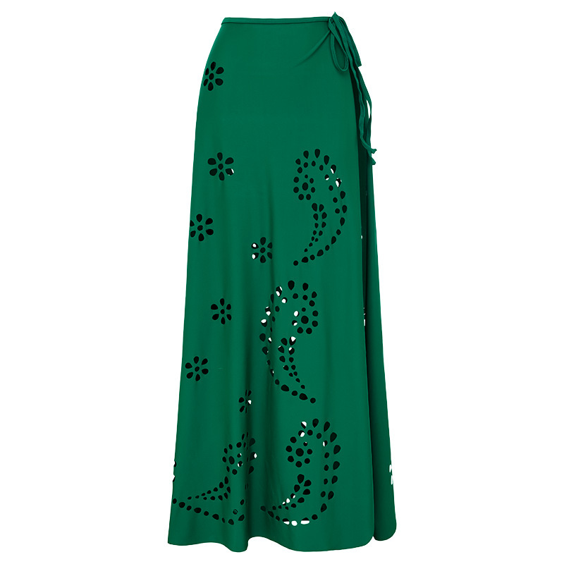 Vibecurve® Fashionable And Sexy Hollow Pattern One-Piece Swimsuit Set