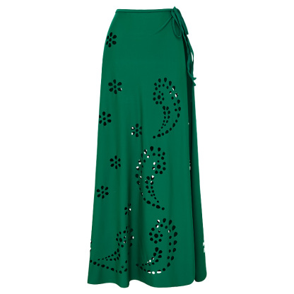 Vibecurve® Fashionable And Sexy Hollow Pattern One-Piece Swimsuit Set