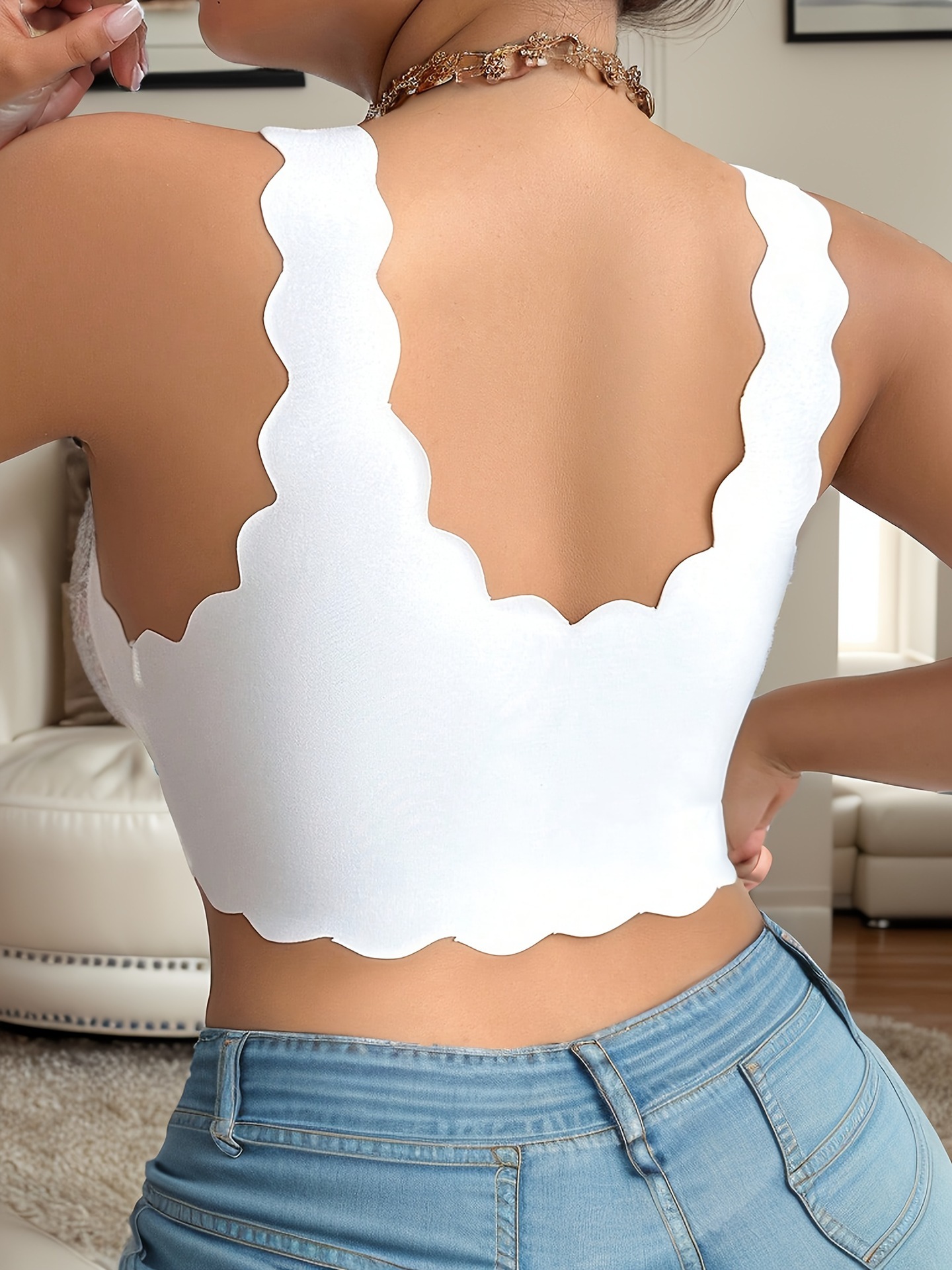 Vibecurve® Women's Sexy Lace Front Buckle Large Size Bra