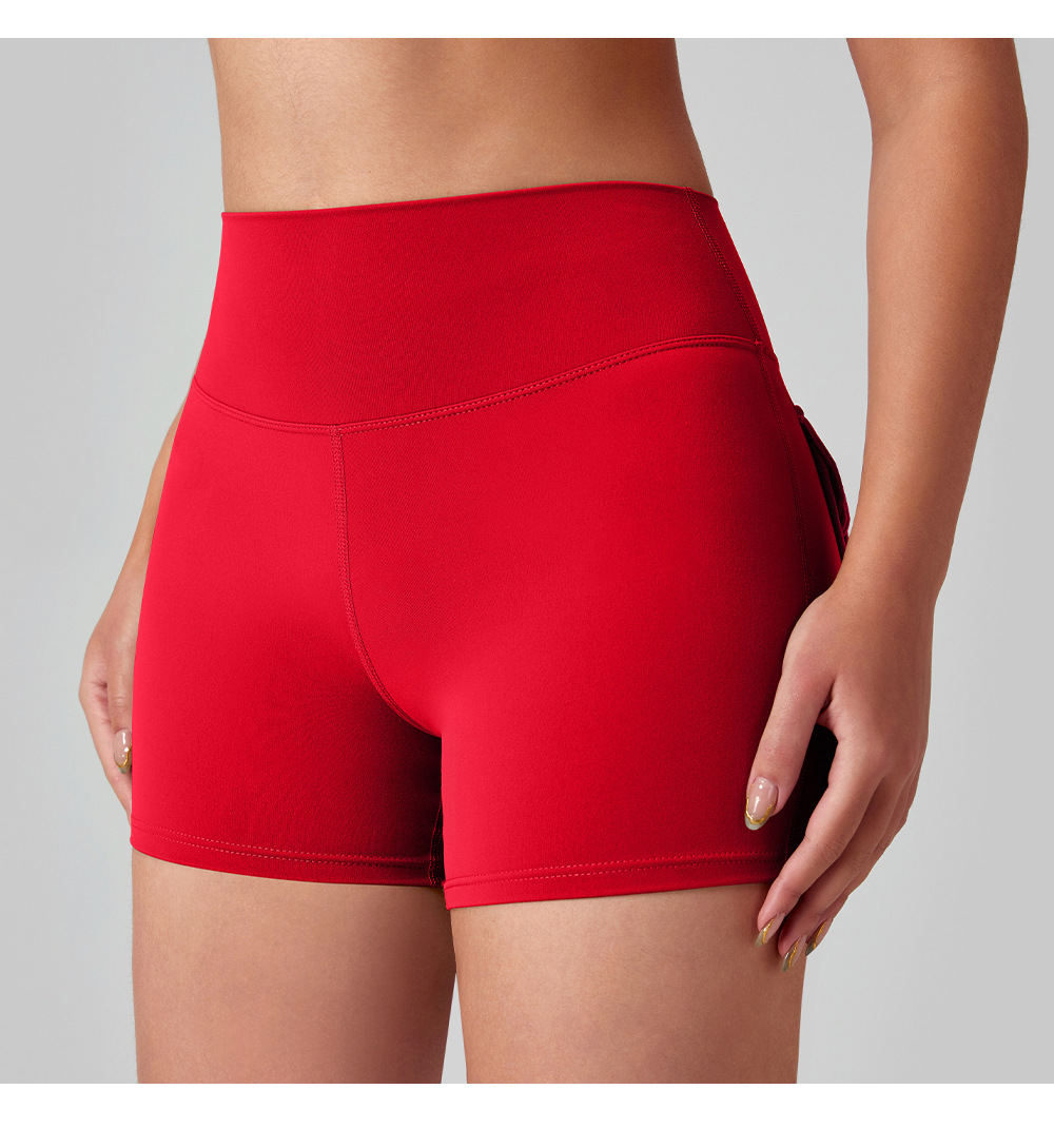 Vibecurve® Women High Waisted Skinny Yoga Shorts