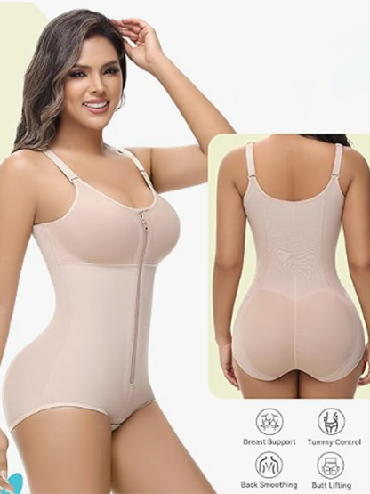 Vibecurve® Post Operative Compression Garment With Zipper For Chest And Abdomen