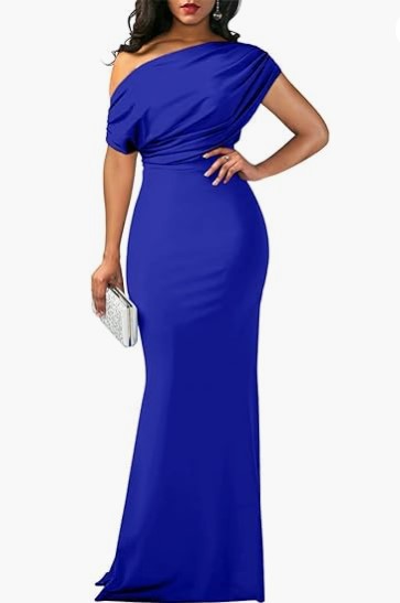Vibecurve® Elegant Sleeveless Off Shoulder Bodycon Long Formal Party Evening Dress