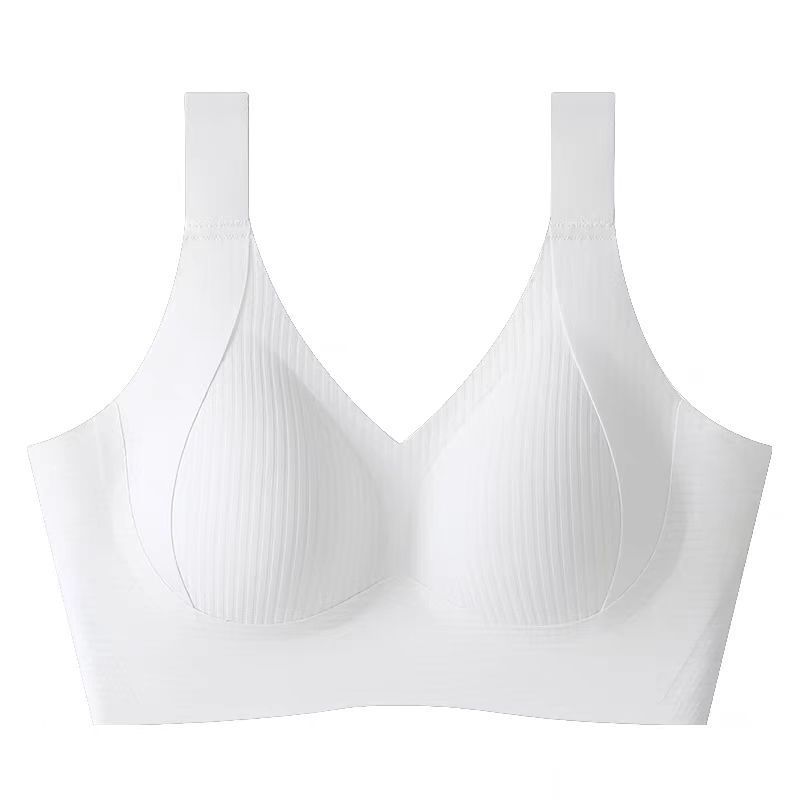 Vibecurve® Women's Solid Color Wireless Bra, Comfortable Breathable Push Up Bra