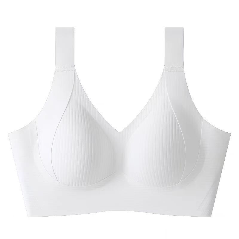 Vibecurve® Women's Solid Color Wireless Bra, Comfortable Breathable Push Up Bra