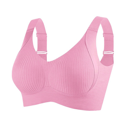 Vibecurve® Women's Solid Color Wireless Bra, Comfortable Breathable Push Up Bra