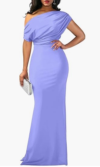 Vibecurve® Elegant Sleeveless Off Shoulder Bodycon Long Formal Party Evening Dress