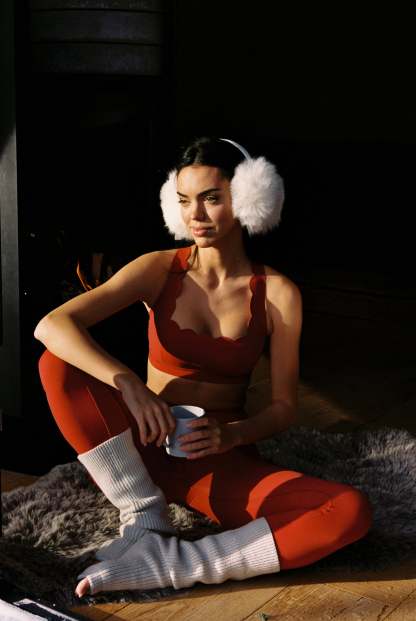 Cross Back Sports Bra | red bras | WISKII Active