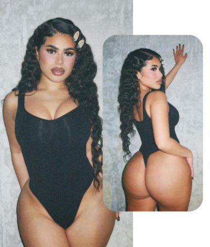 Vibecurve® Sculpting Bodysuit for Women Tummy Control Seamless Shapewear Scoop Neck Thong Body Shaper