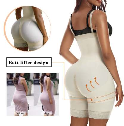 Vibecurve® Fajas Colombianas Shapewear with Zipper Crotch