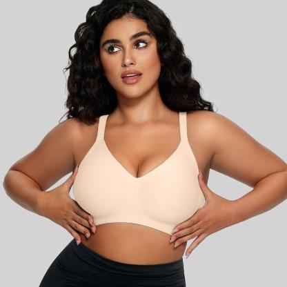 Vibecurve® Women Comfortable Push Up Bras Wireless Seamless Full Coverage Bra 