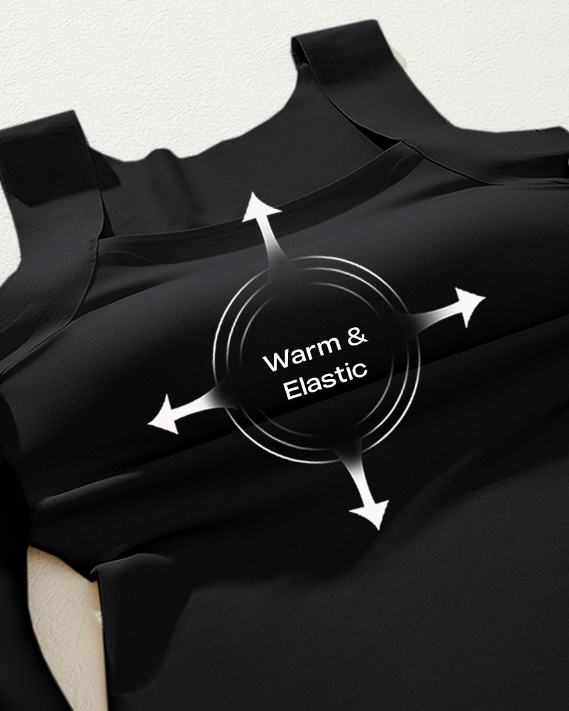 Vibecurve® U Neck Shapewear Built-in Bra Sleeveless High Strechy Slim Fit Tank BodySuits