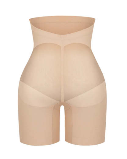 🔥Vibecurve®Women's Seamless Mesh High Waist Shapewear Shorts Thigh Slimmer Underwear