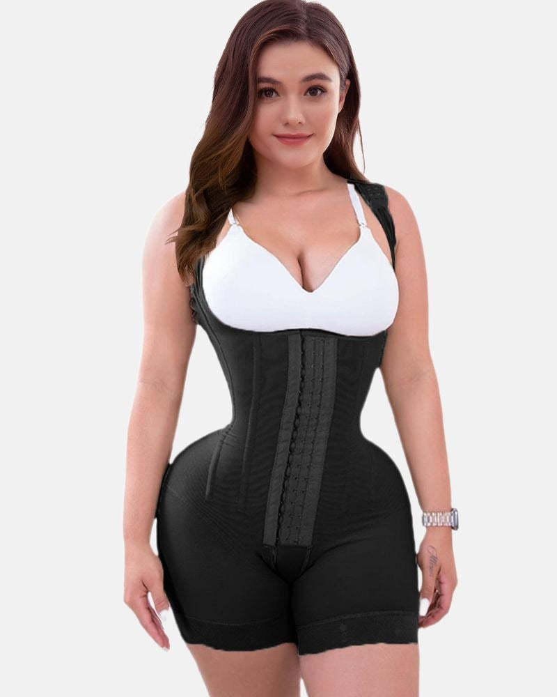 Vibecurve® Firming Compression Compression Shapewear Adjustable Body With Hook Eye Buckle