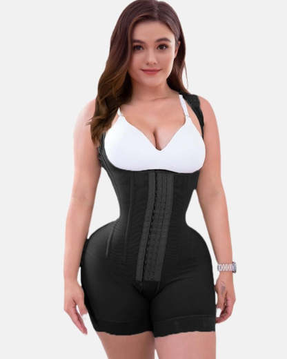 Vibecurve® Firming Compression Compression Shapewear Adjustable Body With Hook Eye Buckle