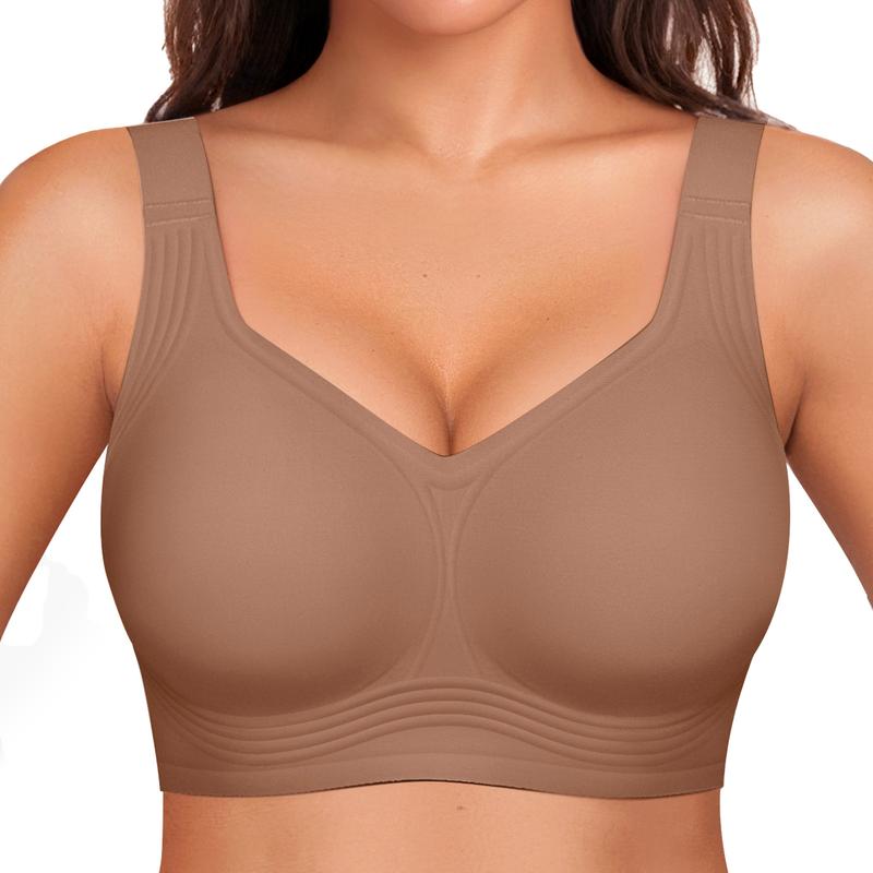 Vibecurve® Women's Plunge Bra - Unlined Underwire Sexy Demi Balconette