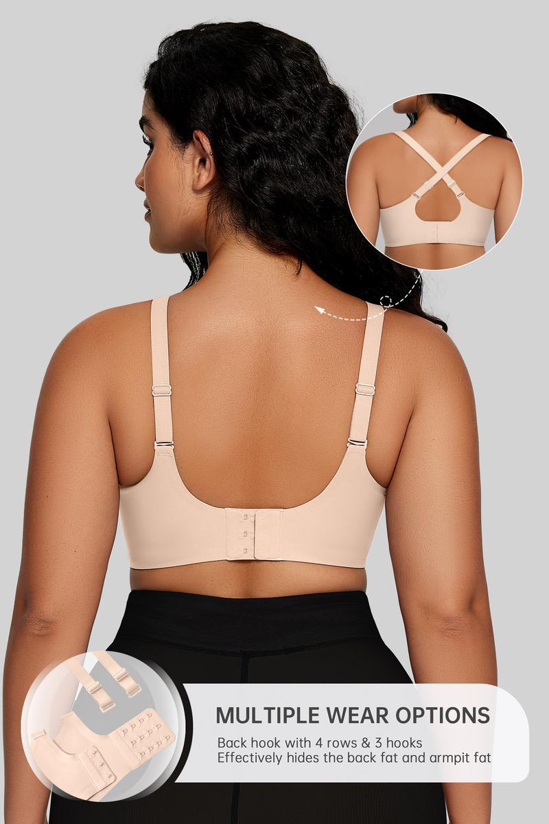 Vibecurve® Women Comfortable Push Up Bras Wireless Seamless Full Coverage Bra 