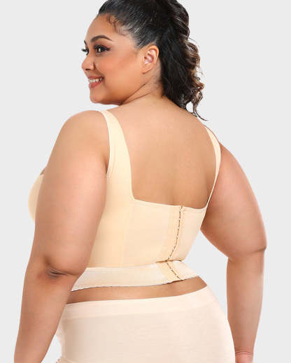 Vibecurve® Built-In Shapewear Longline Push-Up Bra