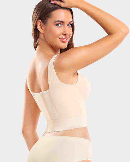 Vibecurve® Built-In Shapewear Longline Push-Up Bra