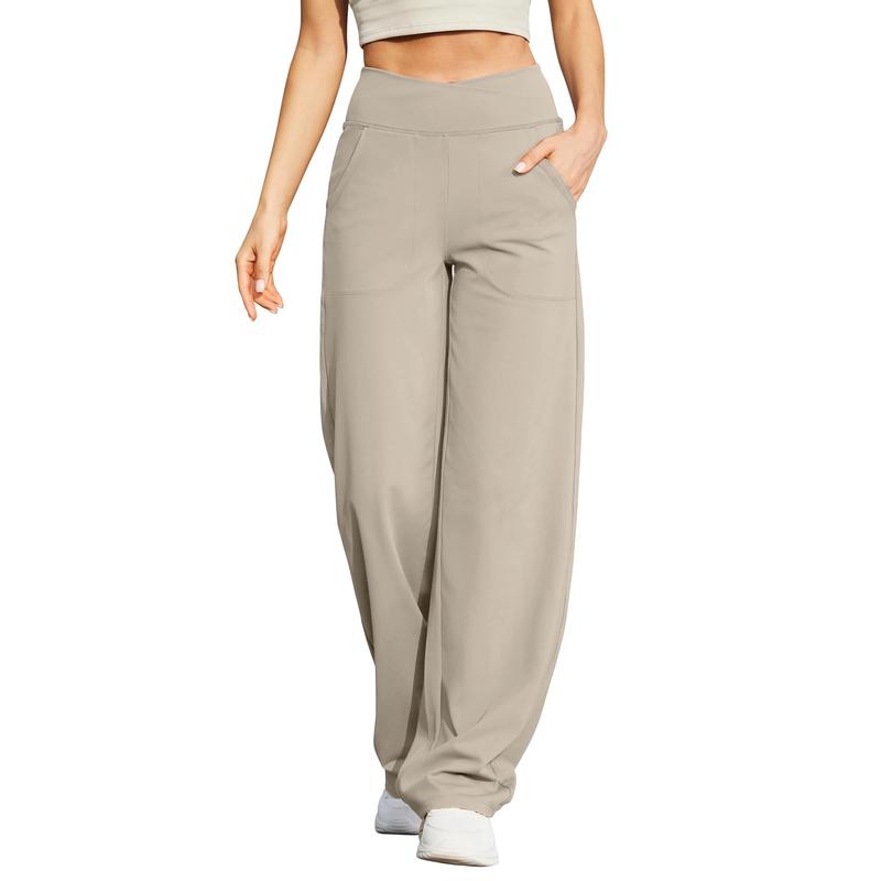 Vibecurve® Wide Leg Pants for Women Loose Yoga Pants with Pockets