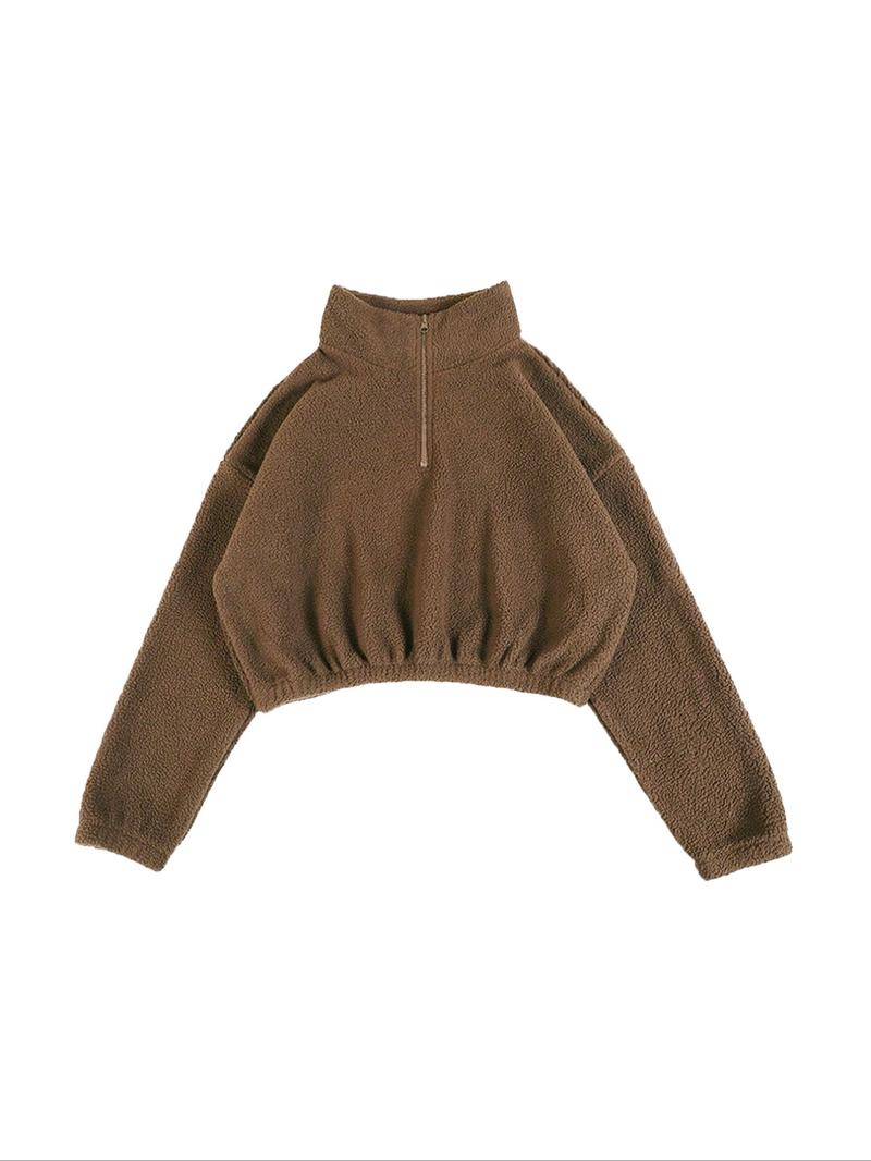 Women's Solid Thermal Lined Tracksuit Set, Sporty Casual Comfy Breathable Three-piece Outfits for Gym Workout Running, Valentine's Day Gift for Girl